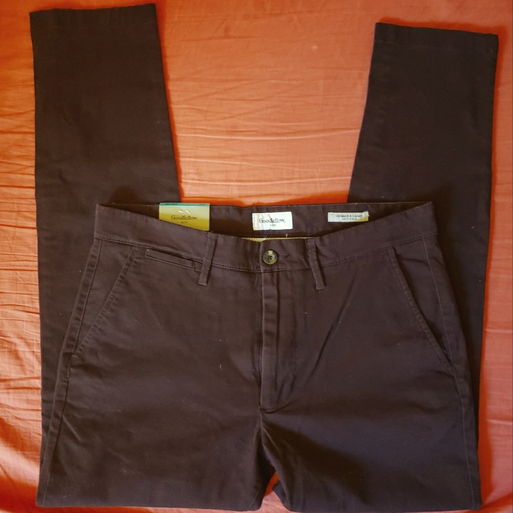 COPY - *NWT* Goodfellow Herrapin Chinos 33x30
